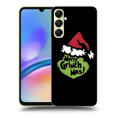 Fekete szilikon tok az alábbi mobiltelefonokra Samsung Galaxy A05s A057G - Grinch