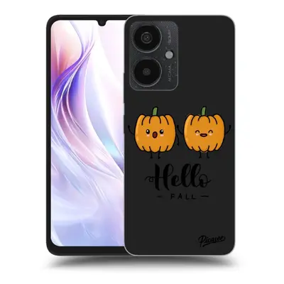 Fekete szilikon tok az alábbi mobiltelefonokra Xiaomi Redmi 13C 5G - Hallo Fall