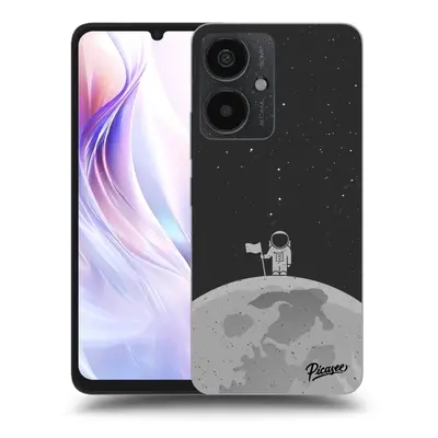 Fekete szilikon tok az alábbi mobiltelefonokra Xiaomi Redmi 13C 5G - Astronaut