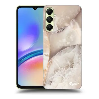 Fekete szilikon tok az alábbi mobiltelefonokra Samsung Galaxy A05s A057G - Cream marble