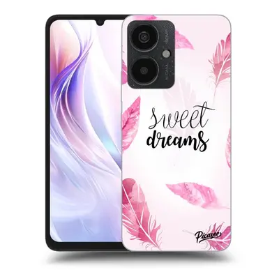 Fekete szilikon tok az alábbi mobiltelefonokra Xiaomi Redmi 13C 5G - Sweet dreams